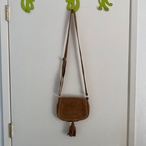 Tan crossbody bag